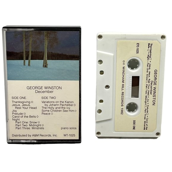 Other - George Winston December Contemporary Classical Holiday Cassette Windham Hill